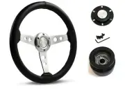 SAAS Steering Wheel SW616OSP-R & boss for Subaru Sambar Van 4th GEN 1982-1990