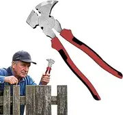 Fence Pliers | Fencing Pliers Wire Cutter Tool - Heavy Duty Multifunctional Hand Tools with Hammer Head, Nail Puller for Bending, Cutting & Gripping