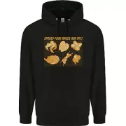 Spread Your Wings & Fry Funny Chicken BBQ Mens 80% Cotton Hoodie