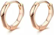 [Generic] Rose Hoop Earrings Small Hoop Earrings for Women Wedding