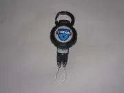 T-REIGN Outdoor Series Medium Retractable Gear Tether, 36" Cord. Clip. Black
