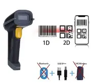 2D Wired scanner Scanner Plug and Play High-speed Read 1D2D Qr code on Paper Product or screen for Inventory Library A5D Wired