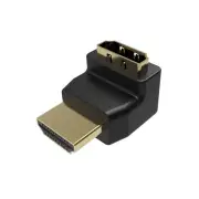 H380HDFA 90 Degree HDMI Male to HDMI Female Right Angle Narrow Adapter
