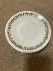 Vintage Corelle Dinnerware Set Of 12 Saucer Plates Spring Blossom Green