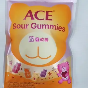 比利時進口  【ACE】嚴選天然Q軟糖(酸熊 字母 無糖 水果 可樂)44~48公克