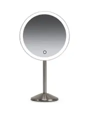 Ilios Lighting Round Rechargeable Makeup Mirror 5x Magnification