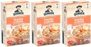 Quaker Peaches & Cream Instant Oatmeal 8 ct (3 Boxes) Hot Breakfast Cereal