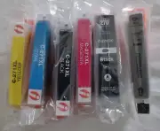 Lot/Set Of 6 Printer Ink Cartridges C270 Black XL,C 271 Black, C271 Gray,271 Xl