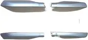 Compatible with Land Cruiser 150 Fj150 2010 2011 2012 2013 2014 2015 2016 2017 Car Roof Rack Rail End Cover Shell Cover (Size : Silver 4PCS)