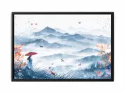 Beautiful Vally Framed Print Fine Art Poster Print