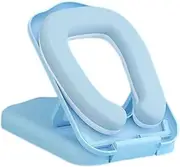 yuksok Napping PillowU Shaped Desk Pillow Removable Cover Multipurpose Comfortable Breathable Folding Ergonomic Face Support Pillow, Blue