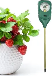 Lawn PH Tester for Soil, Soil PH Tester - Accurate Soil Moisture Meter - Digital Tester Probe Gardening Tool for Garden, Indoor and Outdoor Use