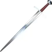 The Monarch Medieval Sword Replica / Battle Ready Sword With Wooden Scabbard
