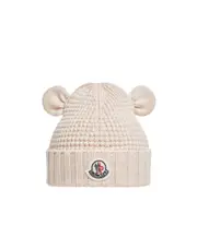 Moncler Enfant Teddy Bear Ears Beanie XXS,XXXS,XS light pink