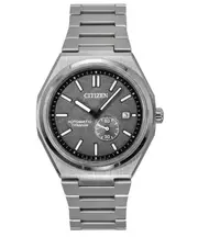 Citizen Zenshin Super Titanium Grey Dial Automatic NJ0180-80H 100M Mens Watch