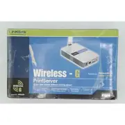Linksys Wireless-G Print Server For USB 2.0 WPS54G 2.4GHz