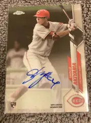 Shogo Akiyama 2020 Topps Chrome Autograph RC Reds On Card Auto #RA-SA Rookie