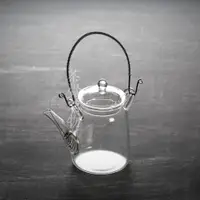 在飛比找ETMall東森購物網優惠-耐熱玻璃茶壺 功夫茶具玻璃提梁壺 花草茶壺 玻璃泡茶壺