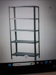 VIC NEW Stratco Galvanised 5 Shelf Unit