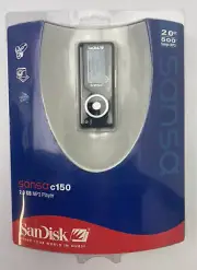 NEW SanDisk sansa c150 Black 2.0 GB Portable 500 Song MP3 Digital Media Player