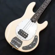 Electric Bass Guitar Sterling by Music Man SUB Series StingRay RAY4 VintageCream