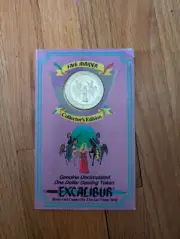1990 $1 Fair Maiden Excalibur Casino Token Special 3-D Uncirculated Collector Ed