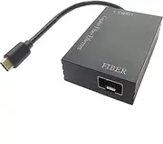 Type-C to SFP Gigabit Fiber Ethernet Adapter 10/100/1000Mbps RJ-45 Type C Gigabit Ethernet Network Card