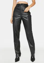 [AFRM] Rou Faux Leather Straight Leg Pants