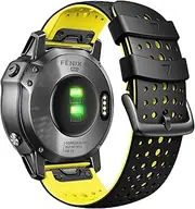 BWAD For Garmin Fenix 8X Fenix 7X Sport Silicone Watch Band 26mm Replacement Strap For Fenix 6X/6X Pro/5X Plus/Tactix 7 Pro/Enduro 2/Fenix 3/Descent Mk2