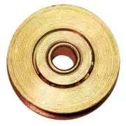 Barton Kramer 15C Gold Steel Sliding Door Guide 1-1/4 Dia. in.