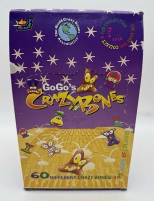 Gogo’s Crazy Bones Series 1 Display Box w/ 36 SEALED Packs & Official Handbook