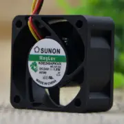SUNON KDE2404PKVX 24V 1.5W 4020 4CM 3-wire Magnetic Levitation Cooling Fan