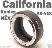Konica AR Sony E-mount NEX NEX3 NEX5 NEX7 NEX5N NEX-C3 NEX-VG10 Alpha 7 Adapter