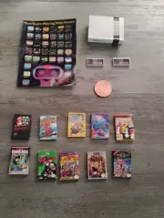 NINTENDO NES DOLLHOUSE DIORAMA MINIATURE CONSOLE WITH CONTROLLERS WITH 10 GAMES