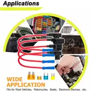 Car Fuses Plug 5x 20A Mini APM ATM Blade Fuse Holder Tool 16AWG Wire Fuse Holder