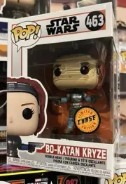 Funko Pop Star Wars #463 Bo-Katan Kryze CHASE Mint Condition In Pop Protector