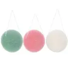 3pcs Face Cleansing Sponge Face Sponge Scrubber Exfoliating Facial Sponges