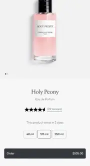 Dior Holy Peony Perfume