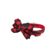 TippyTap Bow Tie Collar Red Tartan
