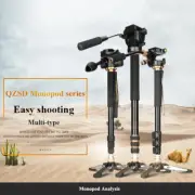 Aluminum Alloy Camera Tripod Monopod + 3 Legs Unipod Holder Ball Head