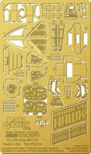 Paragrafix 214 1/72 Space 1999: Hawk Mk IX Cockpit Photo-Etch Set for MPC
