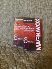 Tapes Magnavox Extra High-Grade Video VCR Tape Blank Ready For Recording