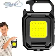 Camping Flashlight, Multifunctional Keychain Light, Outdoor Lights Small Flashlight for Hiking Camping Fishing Car Troubleshooting Borato