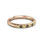 Yellow Tourmaline Gemstone 925 Sterling Silver Eternity Ring Size 7 For Girls