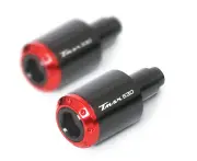 Red ATOM CNC Bar Ends Sliders Logo For Yamaha T-MAX 530 SX/DX ABS 2017-19 18