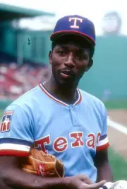 Mickey Rivers Of The Texas Rangers Bats 1980 Baseball Photo 7