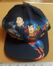 Superman Vintage Warner Bros DC Comics Snapback Hat New NWT Made In USA 1999