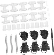 SHINEOFI 1 Set Pleated Shade Repair Kit for Rv Blinds Essential Accessories for Fixing Camper Window Coverings Durable and Reusable Parts for Easy Repairs of Pleated Shades