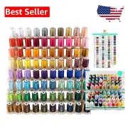 Durable 500M Polyester Machine Embroidery Thread Kit - Perfect for Professionals