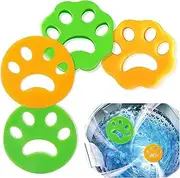 Pet Hair Remover for Laundry, 4 Pcs Lint Catcher for Bedding Clothes Sofa Cover, Reusable Dog Cat Lint Remover Pet Hair Catcher Fur Remover Lint Remover for Washing Machine and Dryer